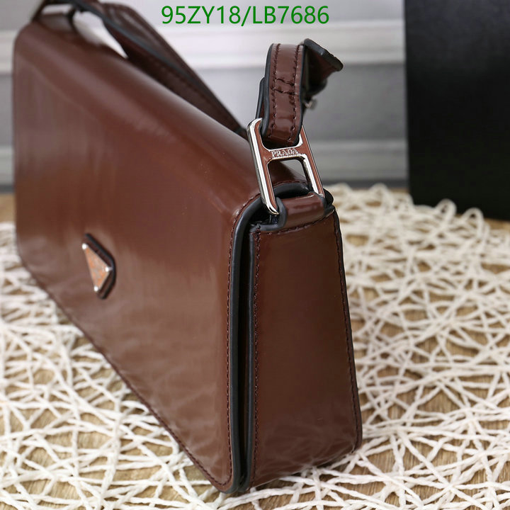 Prada Bag-(4A)-Diagonal-,Code: LB7686,$: 95USD