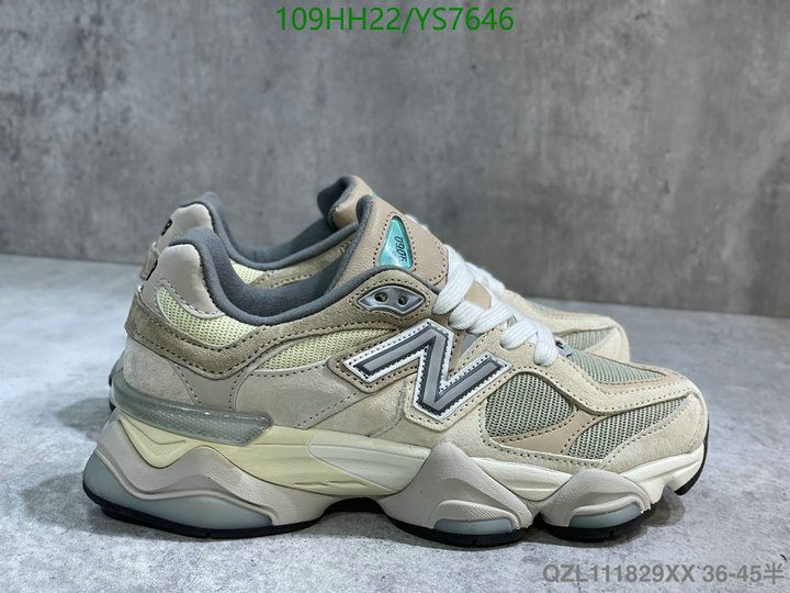 Women Shoes-New Balance, Code: YS7646,$: 109USD