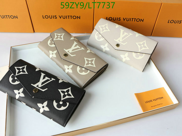 LV Bags-(4A)-Wallet-,Code: LT7737,$: 59USD