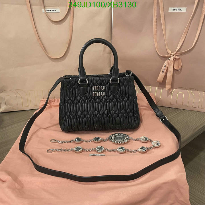 Miu Miu Bag-(Mirror)-Handbag-,Code: XB3130,$: 349USD