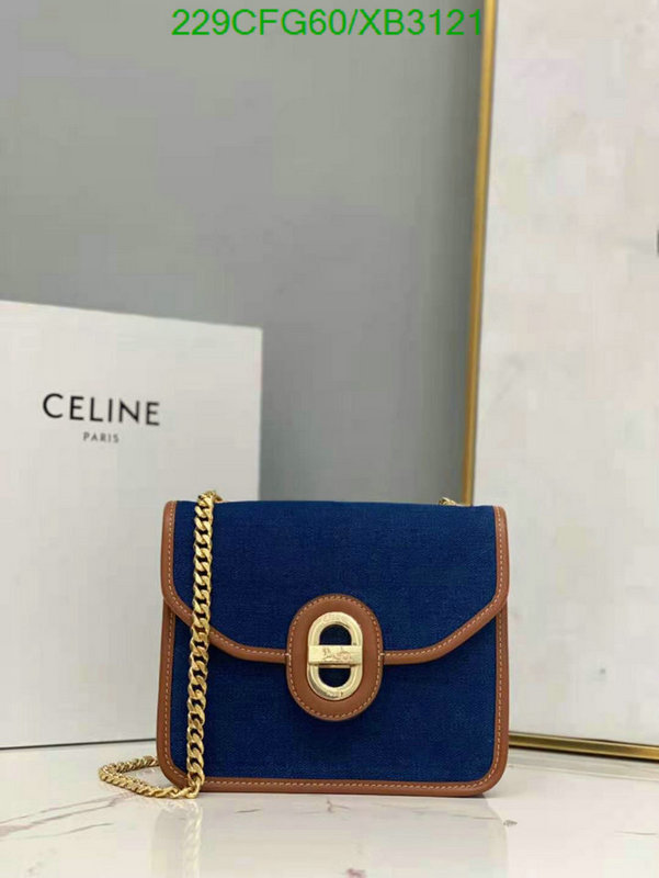 Celine Bag-(Mirror)-Diagonal-,Code: XB3121,$: 229USD