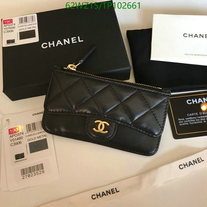 Chanel Bags ( 4A )-Wallet-,Code: TP102661,$: 62USD