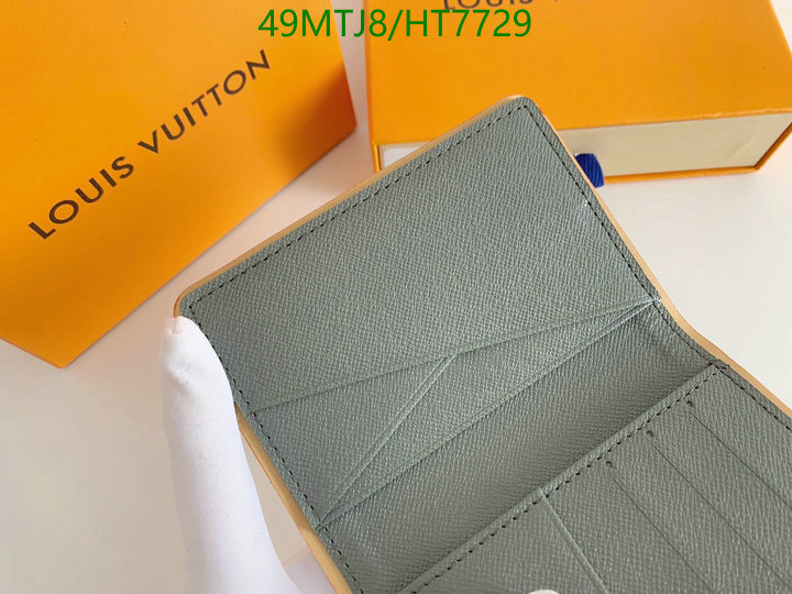 LV Bags-(4A)-Wallet-,Code: HT7729,$: 49USD