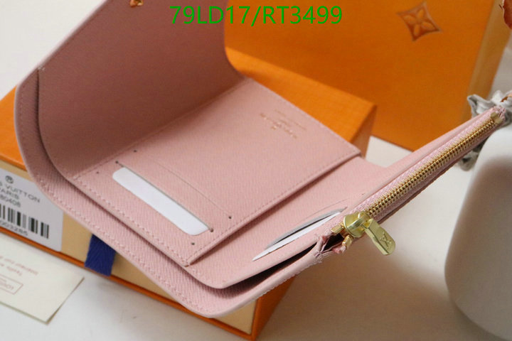 LV Bags-(Mirror)-Wallet-,Code: RT3499,$: 79USD
