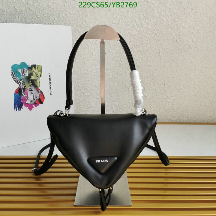 Prada Bag-(Mirror)-Triangle,Code: YB2769,$: 229USD