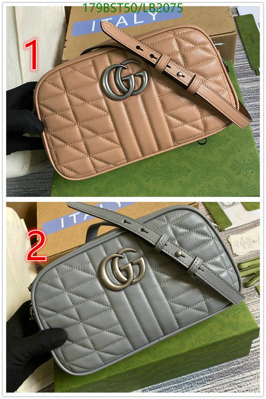 Gucci Bag-(Mirror)-Marmont,Code: LB2075,$: 179USD