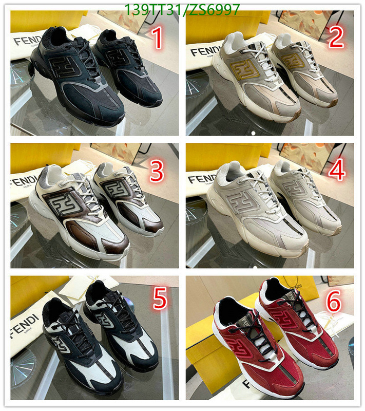 Men shoes-Fendi, Code: ZS6997,$: 139USD