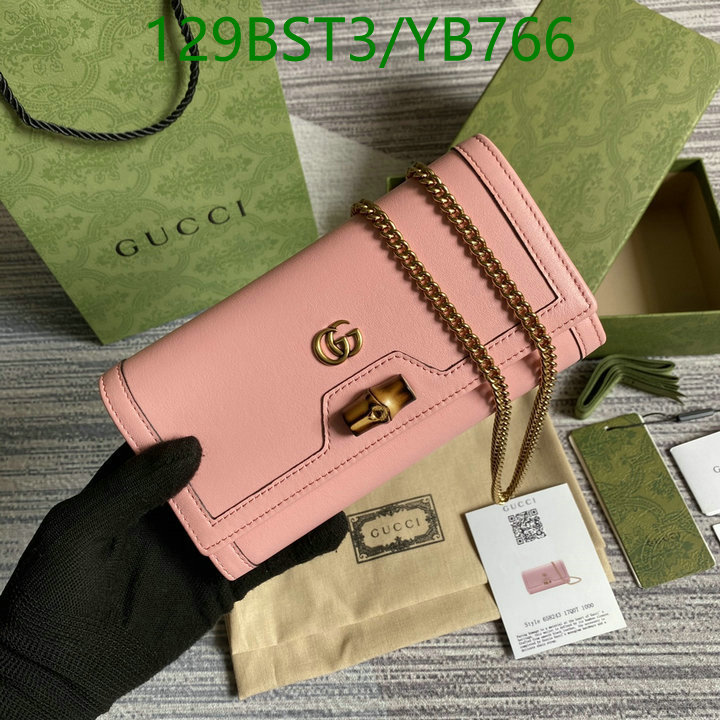 Gucci Bag-(Mirror)-Diagonal-,Code: YB766,$: 129USD