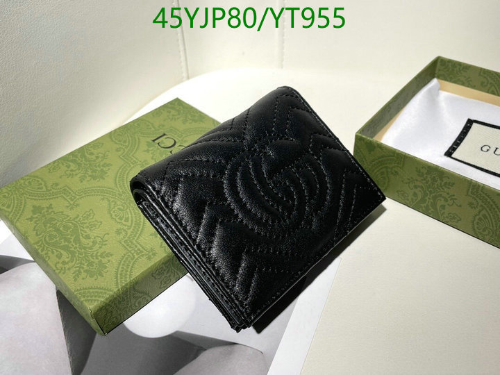 Gucci Bag-(4A)-Wallet-,Code: YT955,$: 45USD