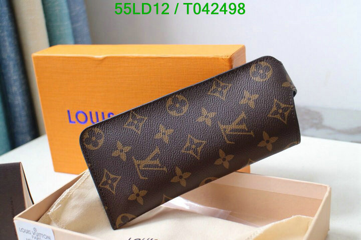 LV Bags-(Mirror)-Wallet-,Code: T042498,$: 55USD
