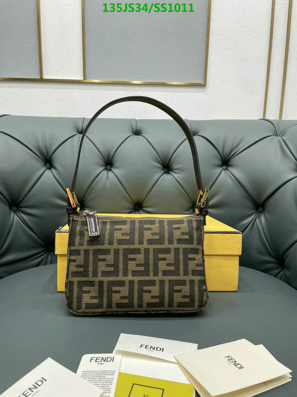 Fendi Bag-(Mirror)-Handbag-,Code: SS1011,