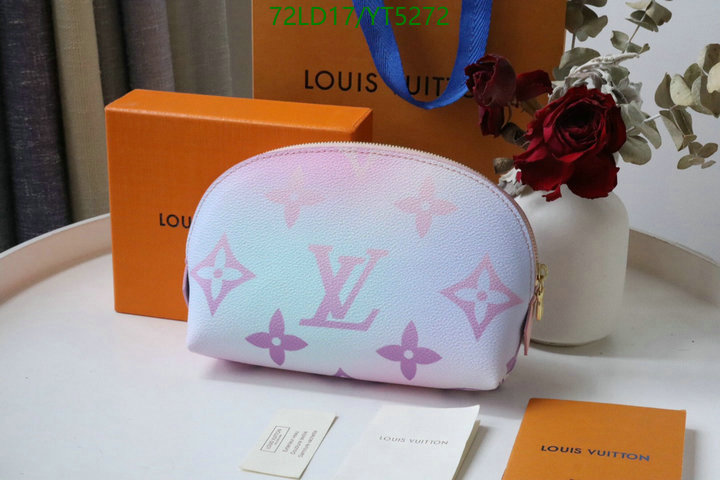 LV Bags-(Mirror)-Wallet-,Code: YT5272,$: 72USD