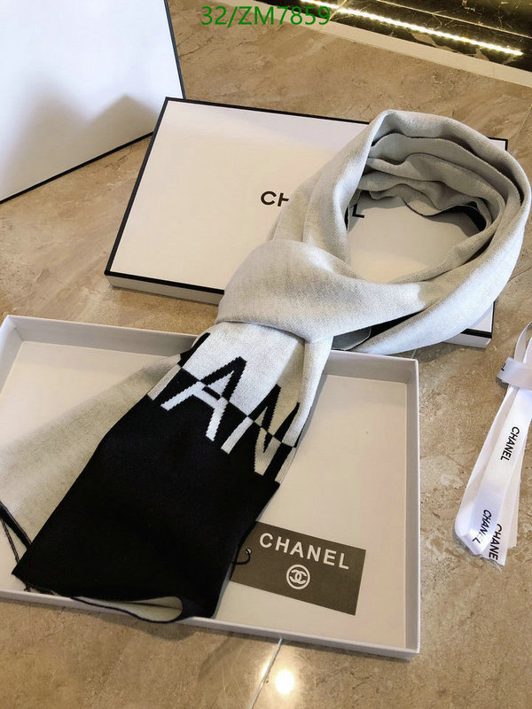 Scarf-Chanel, Code: ZM7859,$: 32USD