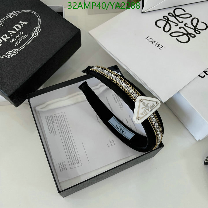 Headband-Prada, Code: YA2288,$: 32USD