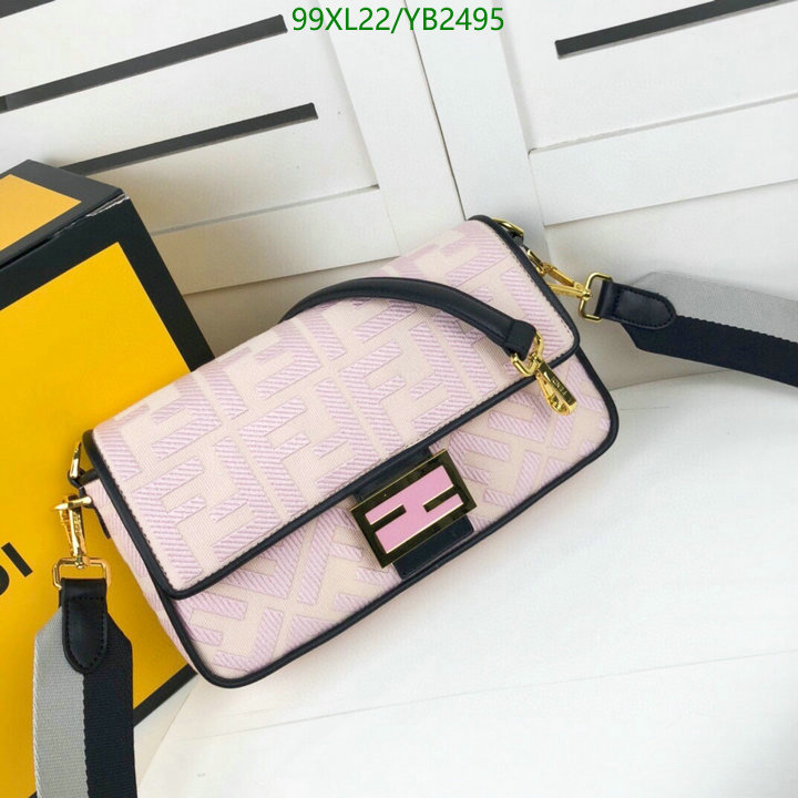 Fendi Bag-(4A)-Baguette-,Code: YB2495,$: 99USD