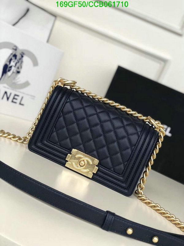 Chanel Bags -(Mirror)-Le Boy,Code: CCB061710,$: 169USD