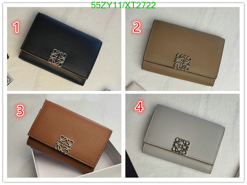 Loewe Bag-(4A)-Wallet-,Code: XT2722,$: 55USD
