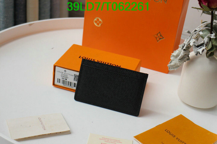 LV Bags-(Mirror)-Wallet-,Code: T062261,$: 39USD