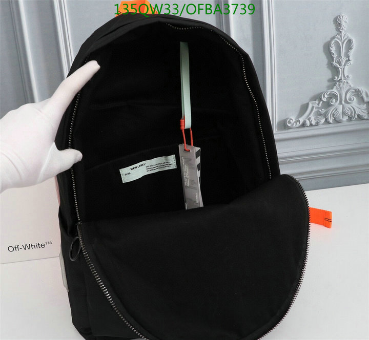 Off-White Bag-(Mirror)-Backpack-,Code: OFBA3739,$: 135USD