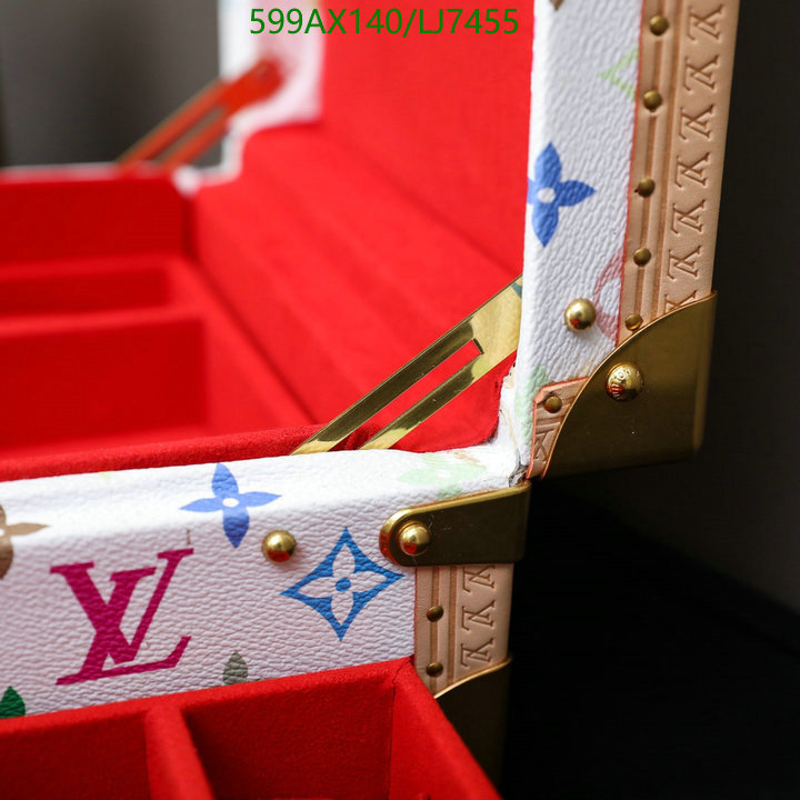 LV Bags-(Mirror)-Vanity Bag-,Code: LJ7455,$: 599USD