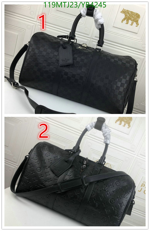 LV Bags-(4A)-Keepall BandouliRe 45-50-,Code: YB4245,