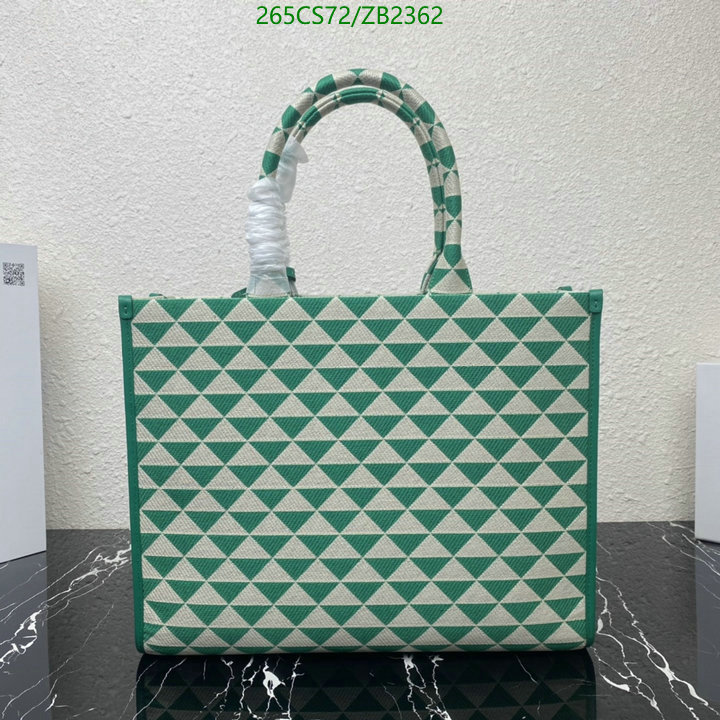 Prada Bag-(Mirror)-Handbag-,Code: ZB2362,$: 265USD