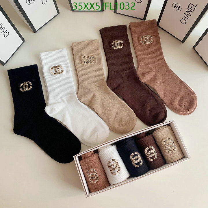 Sock-Chanel,Code: FL1031,$: 35USD