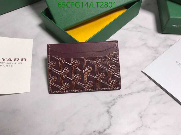 Goyard Bag-(Mirror)-Wallet-,Code: LT2801,$: 65USD