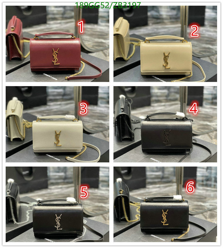 YSL Bag-(Mirror)-Kate-Solferino-Sunset-Jamie,Code: ZB3197,$: 189USD