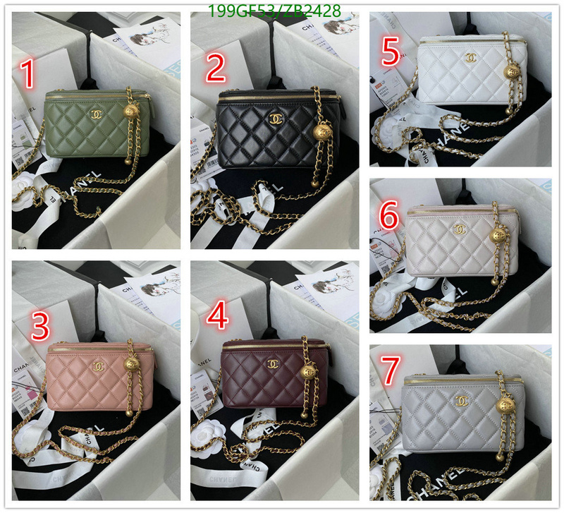 Chanel Bags -(Mirror)-Vanity--,Code: ZB2428,$: 199USD