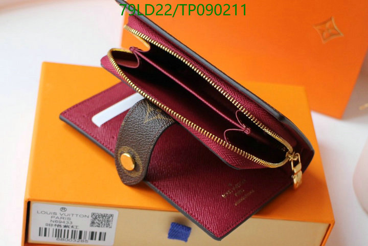 LV Bags-(Mirror)-Wallet-,Code: TP090211,$: 79USD