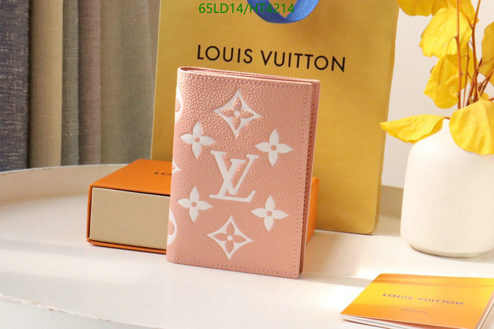 LV Bags-(Mirror)-Wallet-,Code: HT4214,$: 65USD