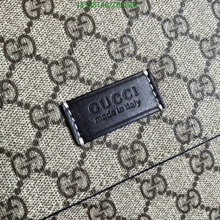 Gucci Bag-(Mirror)-Diagonal-,Code: ZB2920,$: 189USD