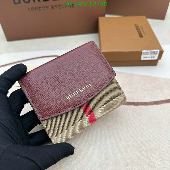 Burberry Bag-(4A)-Wallet-,Code: XT2740,$: 49USD