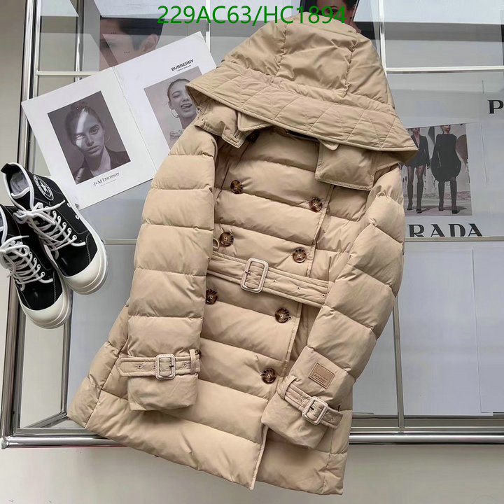 Down jacket Women-Burberry, Code: HC1894,$: 229USD