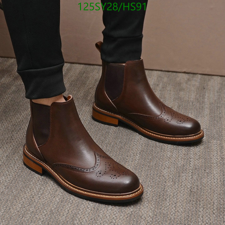 Men shoes-Boots, Code: HS91,$: 125USD