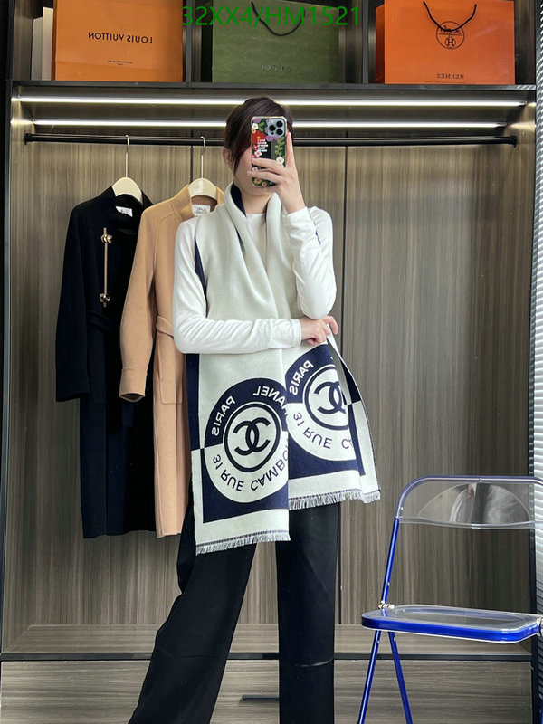 Scarf-Chanel, Code: HM1521,$: 32USD