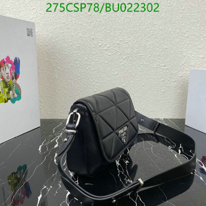 Prada Bag-(Mirror)-Diagonal-,Code: BU022302,$: 275USD