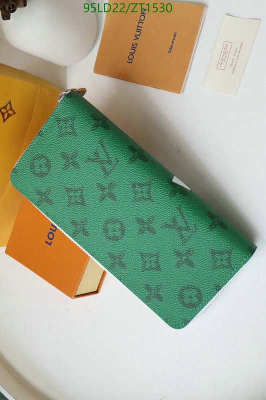 LV Bags-(Mirror)-Wallet-,Code: ZT1530,$: 95USD