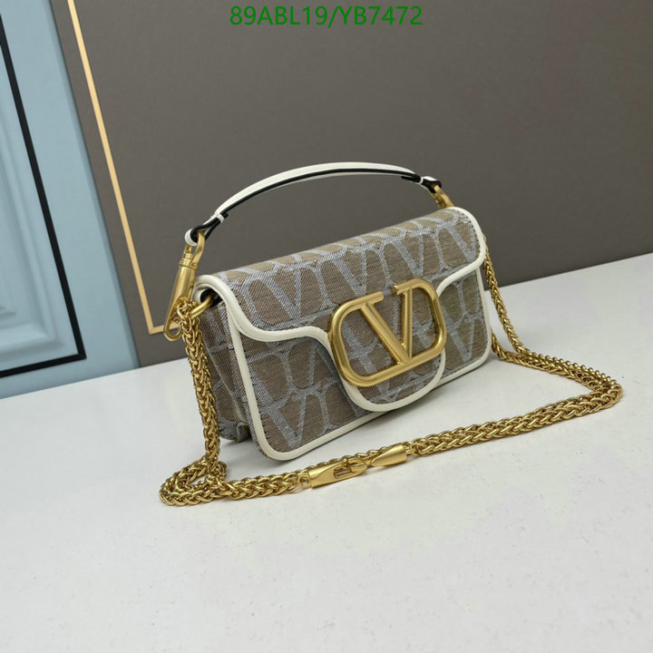 Valentino Bag-(4A)-LOC-V Logo ,Code: YB7472,$: 89USD