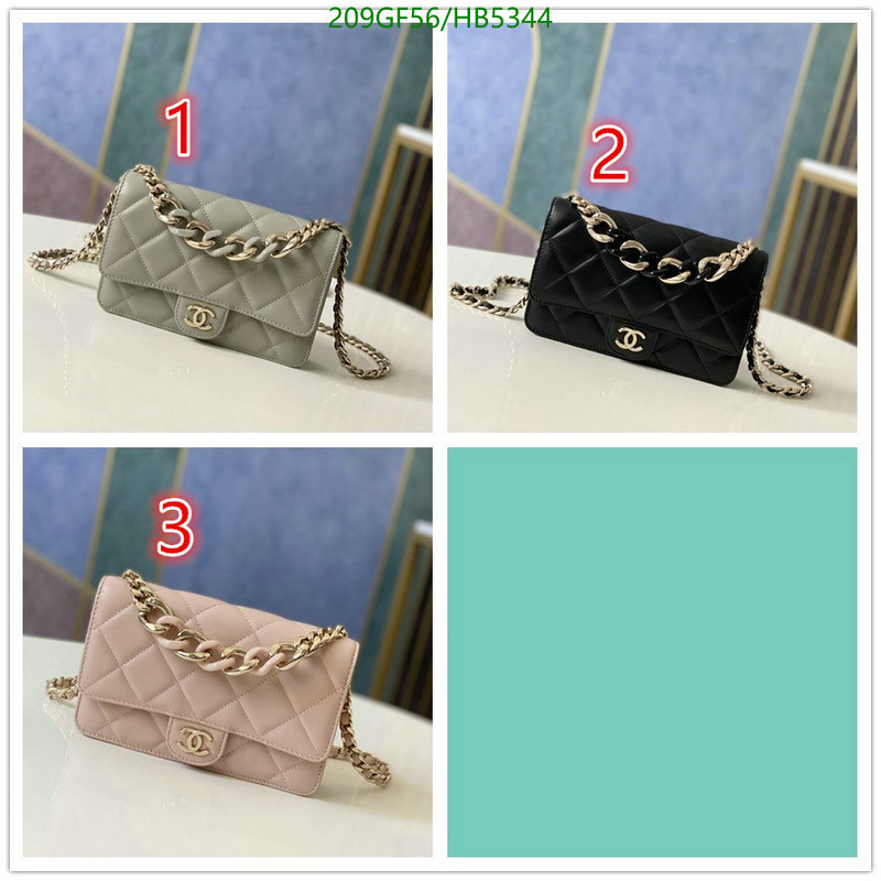 Chanel Bags -(Mirror)-Diagonal-,Code: HB5344,$: 209USD