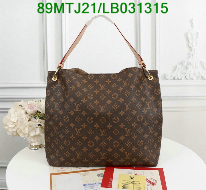 LV Bags-(4A)-Handbag Collection-,Code: LB031315,$: 89USD