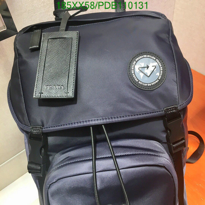 Prada Bag-(Mirror)-Backpack-,Code: PDB110131,$:185USD