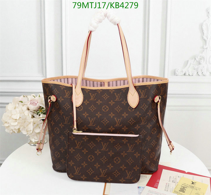 LV Bags-(4A)-Neverfull-,Code: KB4279,$: 79USD