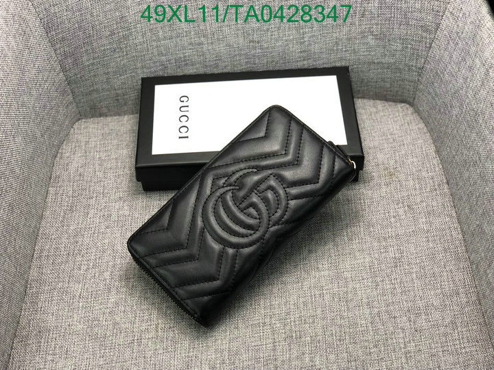 Gucci Bag-(4A)-Wallet-,Code:TA0428347,$: 49USD