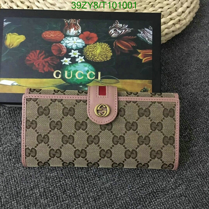 Gucci Bag-(4A)-Wallet-,Code: T101001,$:39USD