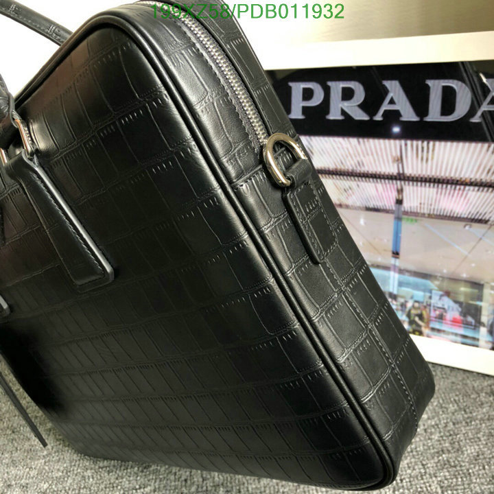 Prada Bag-(Mirror)-Handbag-,Code: PDB011932,$:199USD