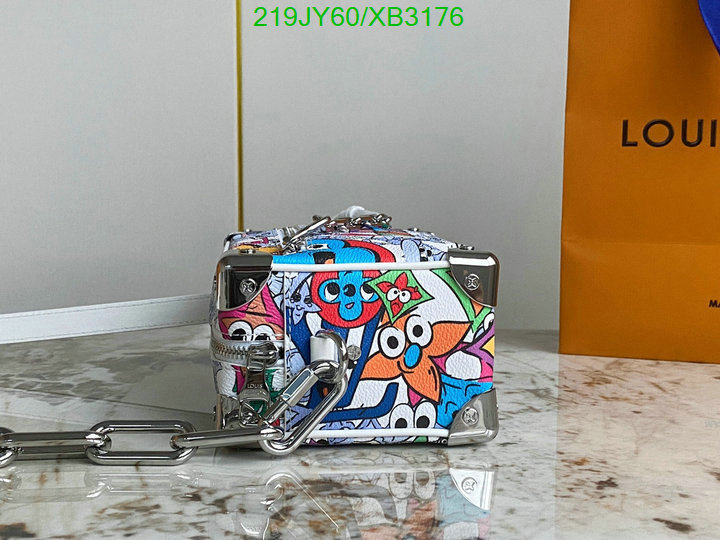 LV Bags-(Mirror)-Petite Malle-,Code: XB3176,$: 219USD