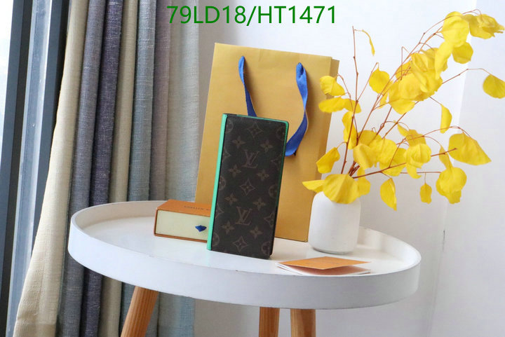 LV Bags-(Mirror)-Wallet-,Code: HT1471,$: 79USD