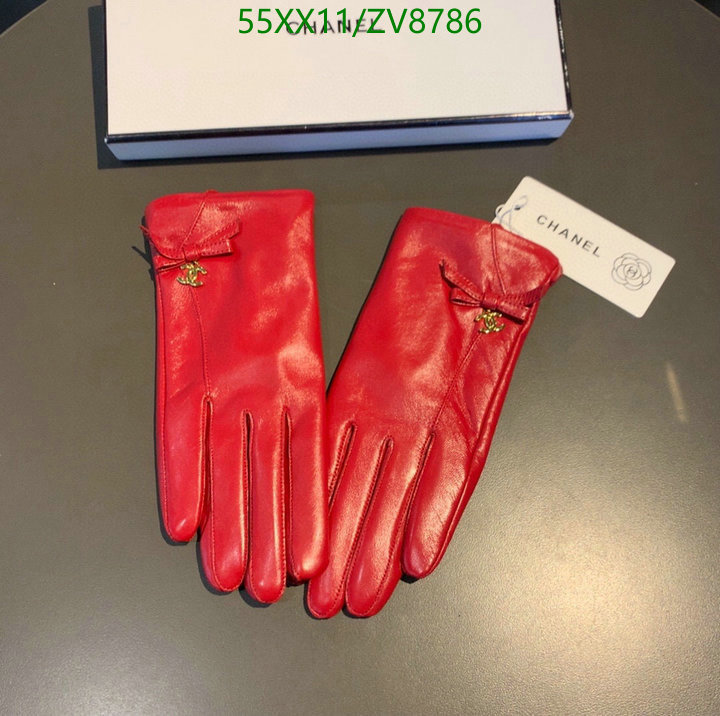 Gloves-Chanel, Code: ZV8786,$: 55USD